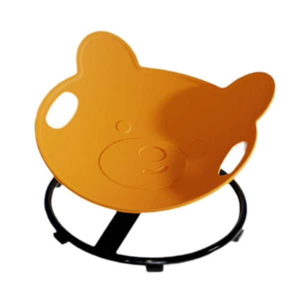 Silla giratoria para niños, práctica, antideslizante, juguete sensorial, regalo para niños. Naranja
