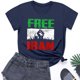 thumbnail image 2 of Tops de Cuello Alto para las Mujeres de la Carta de la Moda Impresa Blusas de Manga Corta, Camisas Casuales Suaves con Cuello Triple 弹性 Ajuste, Camiseta de Suéter de Uso Diario, 2 of 5