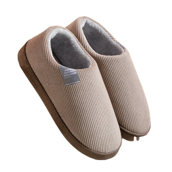 NOKIO Men'S Microfiber Slippers Men'S Quilted House Slippers Men Soft Flip Plush Mens Flop Slip Warm Slippers On Shoes Slippers House Men's Slipper Soft Snow Angel Men'S Slippers