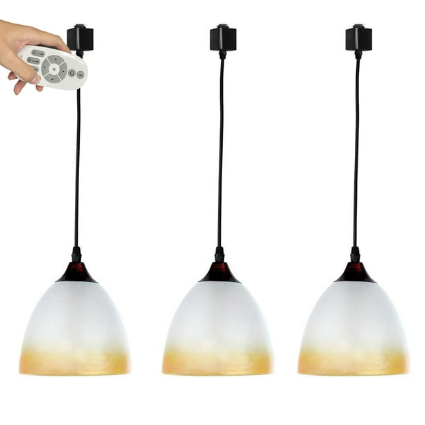 FSLiving Remote Control Pendant Light HType Track Light Dimmable Track