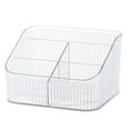 thumbnail image 1 of Organizador de brochas de maquillaje Dinheiro, con 5 compartimentos, caja de almacenamiento de escritorio, soporte para encimera, 17,5 x 15 x 11 cm, 1 of 5