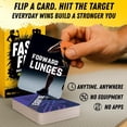 thumbnail image 7 of Fast Fit Hero Mode Workout Cards — 120 Tear Resistant HIIT Fitness Deck; Full Body Training Exercises for Any Space and Time, 7 of 7