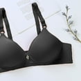 thumbnail image 3 of UPPADA Seamless Padded Bras for Women Pack Of Bras Lift Bra Push Up Bra without Underwire,Black Xxl, 3 of 4