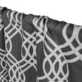 thumbnail image 3 of BNM Ribbon Blackout Curtains, Set of 2, 26" x 84", Grey, 3 of 6