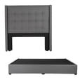 thumbnail image 1 of Box Base cama King Size + Cabecera Titan Gris, 1 of 6