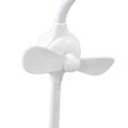 thumbnail image 3 of Luz de escritorio LED Diseño de ventilador único 3 niveles de atenuación Cuello de cisne flexible de 360 ° Carga USB Lámpara de escritorio pequeña multifunción, 3 of 8