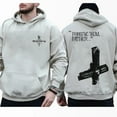 thumbnail image 2 of Forgive Them Father Double-Sided Hoodie – Christian Faith-Based Cross Design, Soft Cotton Blend Unisex Pullover, 2 of 7
