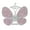 Pink, variant on Womens or Girls Sterling Silver Butterfly Cocktail Ring With CZ Stone | Birthstone Jewelry Gift for Her Birthday | Wedding | Anniversary
