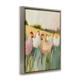 thumbnail image 2 of Stupell Industries Farmhouse Sunlit Flock of Chickens Brown Floating Frame Canvas Art, 17 x 21, by The Prints Vibe, 2 of 8