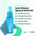 thumbnail image 4 of OPTIPAK Sparkle Color Lens Cleaner Spray Kit with Vinyl Flip-Top Pouch–(4) 1oz Glasses Cleaner Spray + (4) Microfiber Cloth for Eyeglasses,Sunglasses,Screens and Camera Cleaning Kit(Assorted Colors), 4 of 6
