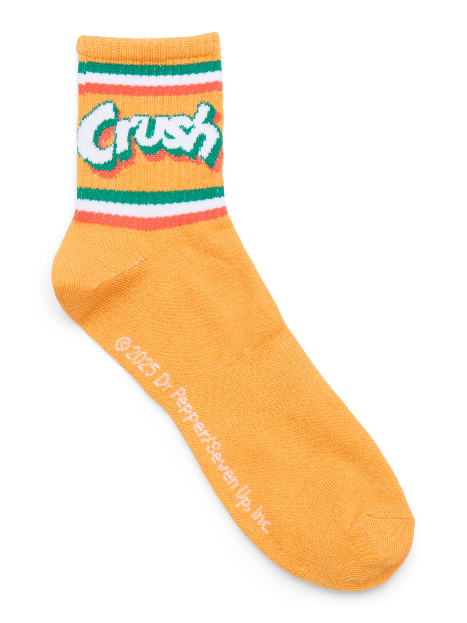 Soda Brands Men's Quarter Crew Ankle Socks, 6-Pack, Shoe Sizes 8-12