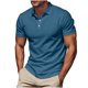 thumbnail image 1 of pstuiky camisetas de hombre, Camiseta de manga corta con cuello en V y color liso para hombre, ajustada, elástica y sin costuras para fitness y actividades al aire libre. camisetas de hombre l, 1 of 6
