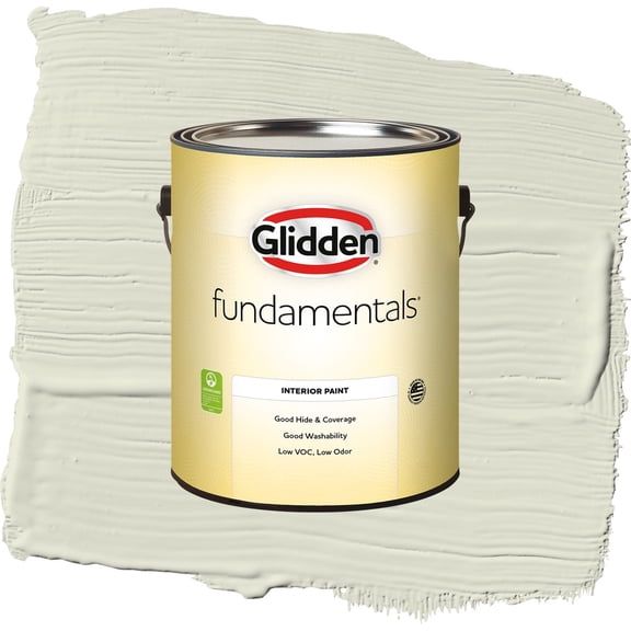 Glidden Fundamentals Pinch Of Pistachio Flat Interior Paint and Primer, 1 Gallon
