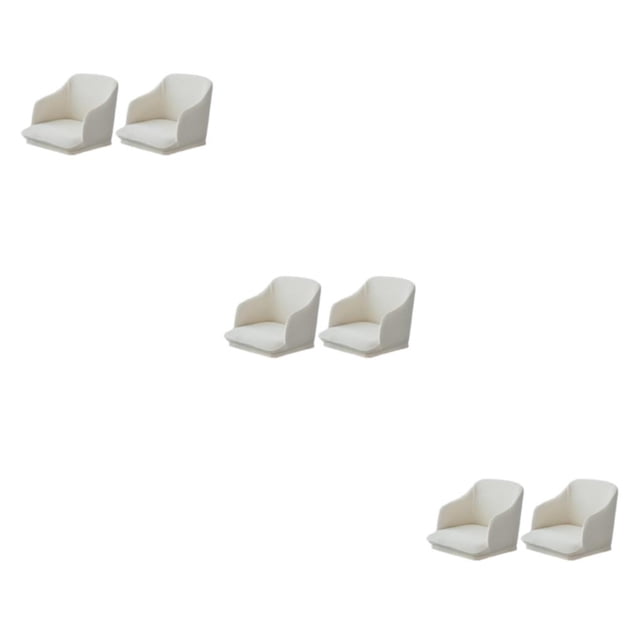Transemion 2x Quick Installation And Easy Care Stretchy Chair Covers For Maintenance High Elastic Full off-white 3Set
