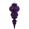 thumbnail image 1 of Vickerman 14" Plum Shiny Finial Christmas Ornament, 1 of 2