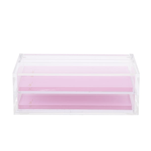 GOOHOCHY Caja de embalaje vacía de acrílico para pestañas postizas femeninas