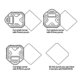 thumbnail image 4 of Cortador de esquinas de papel de 4 mm, 7 mm, 10 mm, 3 en 1, duradero, redondeador de esquinas, perforador para manualidades de papel, laminado, proyectos de bricolaje, cortador de, 4 of 5