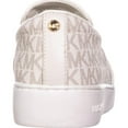 thumbnail image 5 of Womens MICHAEL Michael Kors MK Signature Keaton Slip On Sneakers, Vanilla Logo, 5 of 6
