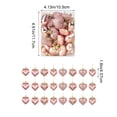 thumbnail image 3 of Cheapark 24Pcs Valentines's Day Heart Ornaments Romantic Heart Hanging Decoration Heart Valentines's Day Party Decoration, 3 of 8