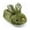 green, variant on Women's Fluffy Rabbit Slippers With Floral Ears Plush Bunny Bedroom House Shoes Adult Cotton Cute Indoor Winter Non Slip Animal Slippers