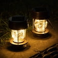 thumbnail image 1 of Solar Lanterns Outdoor - Hanging Solar Landscape Lights Waterproof Table Lamps with Retro Design, LEDs Fairy String Lights for Patio, Garden, Yard, and Pathway Decoration(2 Pack), 1 of 7