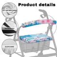 thumbnail image 5 of HELLHERO Cherry Blossom Breathable Rollator Walker Seat and Backrest Rollbar Covers Set Rollator Seat Covers & Easy to Use Protector for Senior, 5 of 7