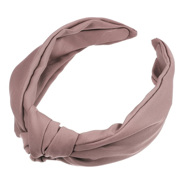 Diademas anudadas, diadema para mujer, aro para el cabello para todo tipo de cabello, accesorios para el cabello, rosa
