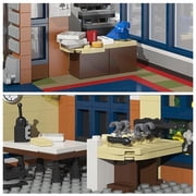 General Jim's Toys & Bricks Modular Police Station & Donut Shop, Building Blocks – 3,111 Pieces