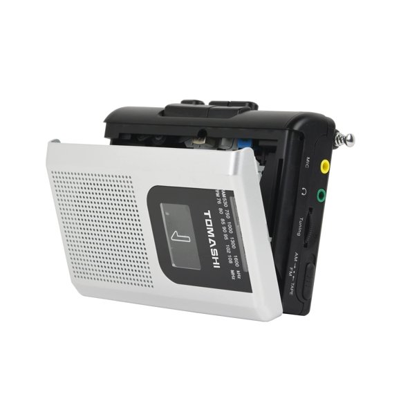 Reproductor de casetes Walkman TOMASHI con radio FM AM