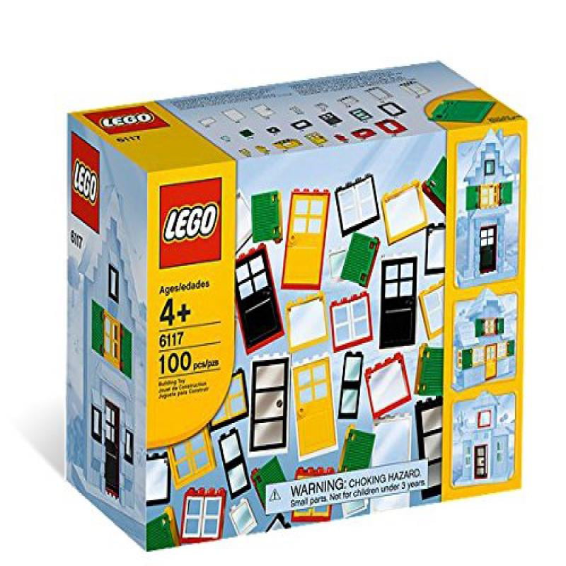 LEGO windows and doors for house THICK 2x4x3 white yellow BRAND NEW pack of 10 