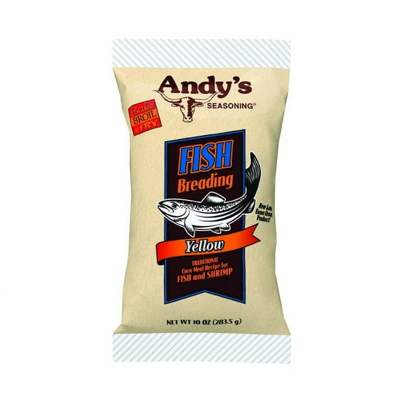 Andy's Yellow Fish Breading, 10 oz (Pack of 6)