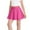 Hot Pink, variant on Girls Skorts Elastic High Waisted Tennis Skater Skirts with Built-in Shorts Kids Athletic Flowy Skorts 3-13Y