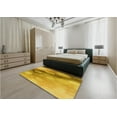 thumbnail image 5 of Ahgly Company Machine Washable Indoor Rectangle Transitional Deep Yellow Area Rugs, 5' x 8', 5 of 7