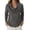 Grey, variant on Casual Knit Pullover Sweater Long Sleeve Loose Fit Solid Color Top For Everyday Comfort