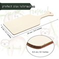 thumbnail image 5 of 12Pcs Blank Mini Wooden Cutting Boards with Handle Small Cutting Board DIY Home Kitchen Cooking Vegetable Decor A-Yvan, 5 of 5