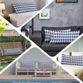 thumbnail image 6 of Navy Blue White Plaid Body Pillow Covers 20"x54", Farmhouse Checkered Buffalo Soft Brushed Microfiber Breathable Throw Pillow Covers, Pillowcase with Zipper for Couch Sofa Bedroom Living Room, 6 of 9