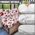 thumbnail image 6 of Yuyamidu Cherry RV Dinette Cushion Covers Booth Set Bow Camper Cushions Cover Red Heart RV Couch Covers 2 Pcs Valentine's Day Camper Dinette Seat Covers for Travel Trailer Couch, 6 of 7