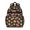 Football Leaf Black Pattern, variant on Football Bow White Pattern Cute School Backpack Bag for School with Padded Back and Adjustable Shoulder Straps 15.25"x11.5"x5.25"