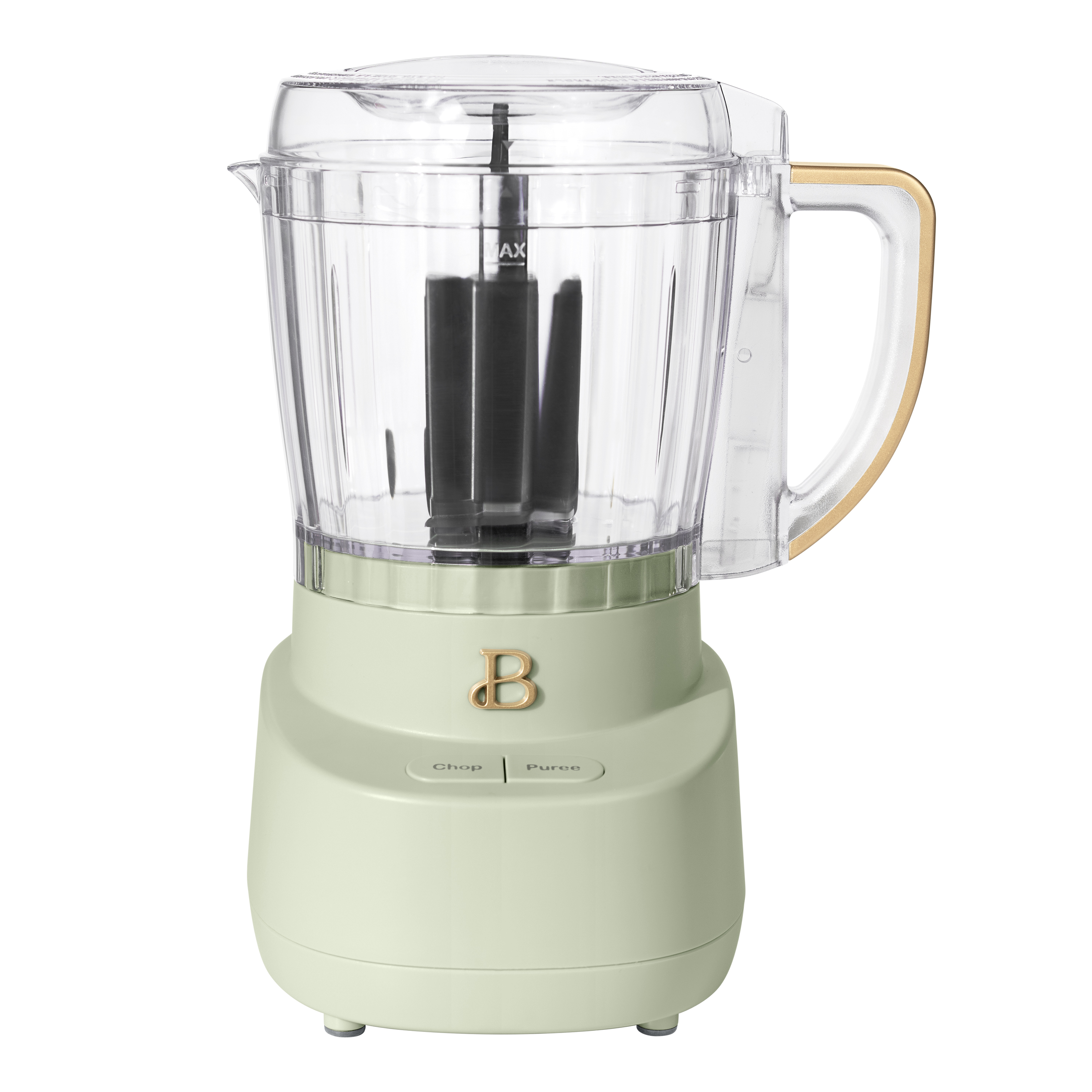 Beautiful 3-Cup Food Chopper, Sage Green by Drew Barrymore