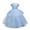 Blue, variant on Girls Long Princess Dresses Gown Sleeveless Halter Strap Lace Princess Dresses with Cardigan Top 2Pcs/Set Party Ball Tulle Pageant Gowns for Evening, Wedding, Birthday,Size 4-14T