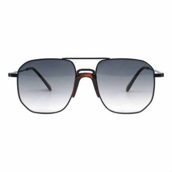 Unisex Square Sunglasses Retro Driver Style UV400 Gradient Shades Black Tortoise