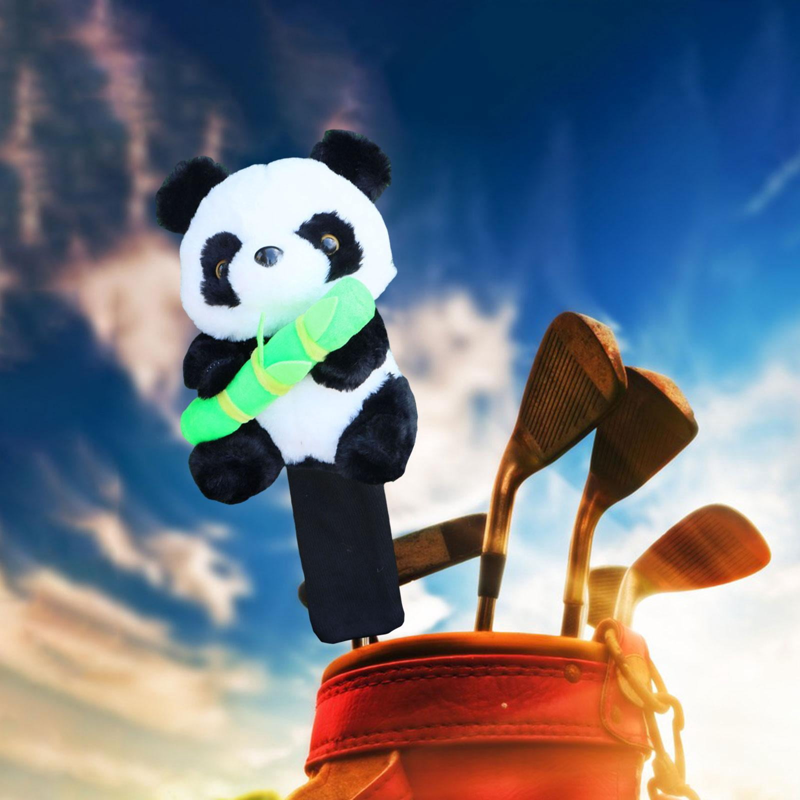 harayaa Golf Head Cover Protection Guard Compact Equipment Comfortable Panda Lightweight