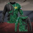 thumbnail image 3 of Sudadera con capucha con estampado 3D del ejército ruso y emblema nacional de Rusia para hombre, chándal deportivo informal, 3 of 5