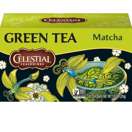 Celestial Seasonings Green Tea, Matcha, 20 Count