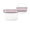 thumbnail image 3 of Tarro de almacenamiento de alimentos Cocina casera Apilable Arroz Condimento Aperitivos Recipiente transparente a prueba de humedad, Rosa, Pequeño Sweethay HA001234-09, 3 of 5