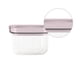 thumbnail image 3 of Tarro de almacenamiento de alimentos Cocina casera Apilable Arroz Condimento Aperitivos Recipiente transparente a prueba de humedad, Rosa, Pequeño Kearding HA001234-09, 3 of 5