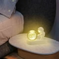 thumbnail image 5 of Fasiaou Luminous Planetary Galaxy Astronaut Crystal Ball With Astronaut Hand Push Night Light USB Power Supply To Keep Warm Bedside Light Children’s Gift/house/A Gift, 5 of 9