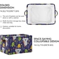 thumbnail image 3 of FREEAMG Koala Eucalyptus Leaves Large Square Storage Basket Bin with Handles 1PCS, Foldable Multi Functional Closet Storage Box Shelf Basket for Storing Toys, Books and Clothes, 3 of 7