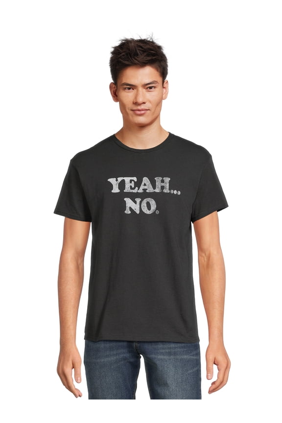 Men's & Big Men's Yeah No Graphic T-Shirt