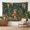 C, variant on XaaKee Tapestry Wall Hanging, Firefly Starry Glen Frog Wreath, High-Quality Polyester Large Tapestry, 60x40Inch